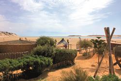 Dakhla - Morocco. Windsurf centre. Beach.